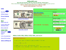 Tablet Screenshot of millionbill.com